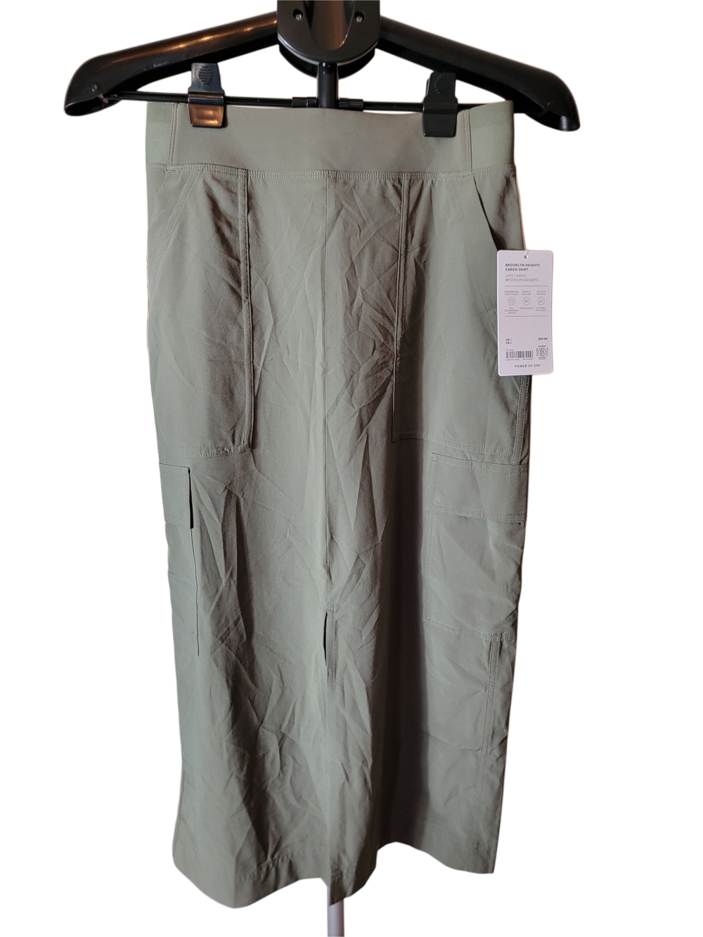 Athleta Olive Green Brooklyn Heights Cargo Skirt - Size 2 - NWT